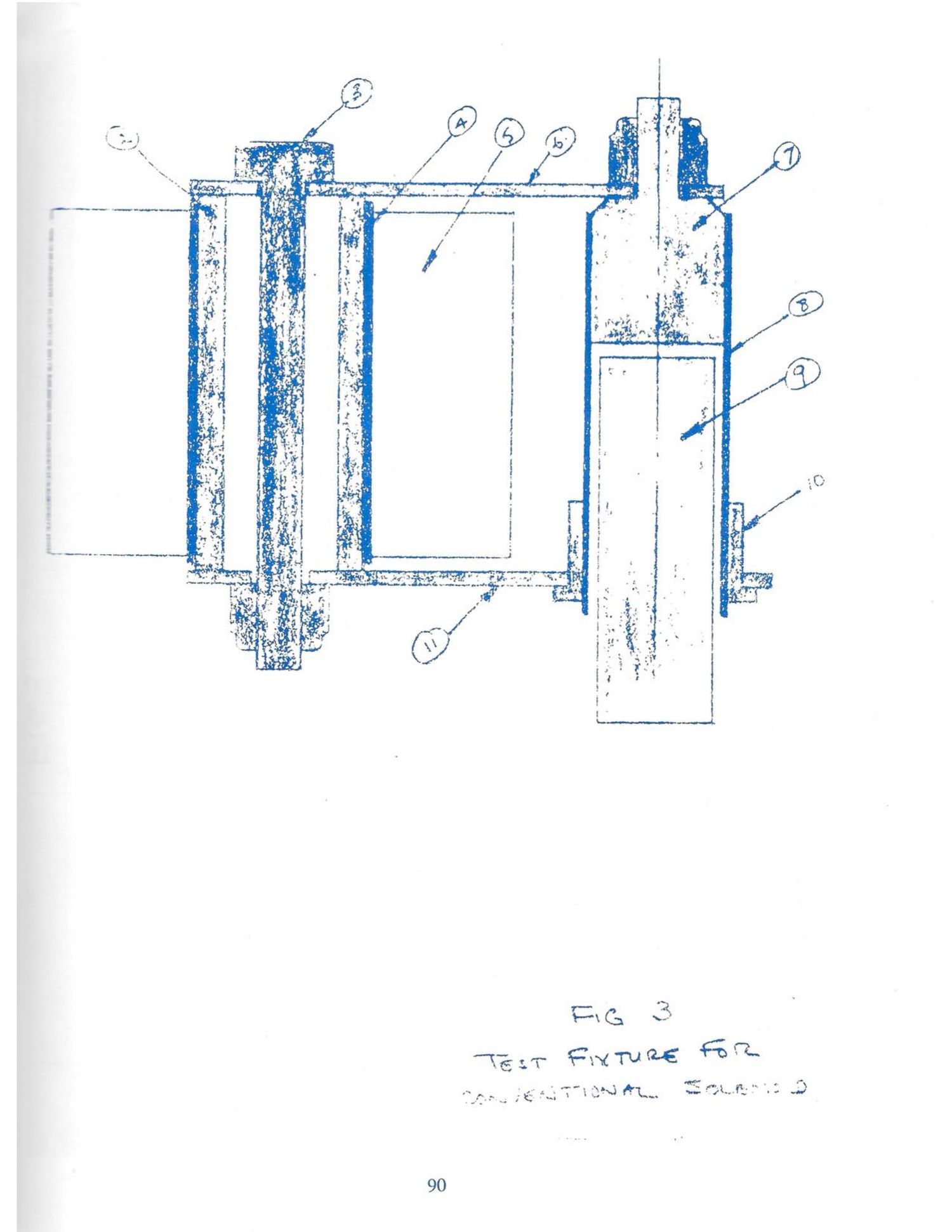 Journal p. 90 / PDF p. 93: Fig. 3 — Test Fixture for Conventional Solenoid